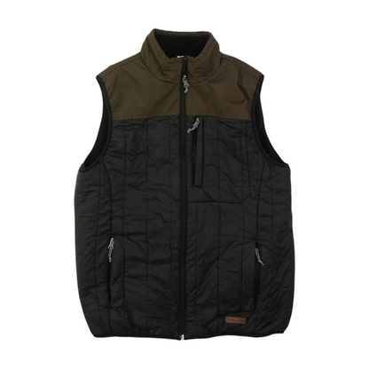Black Color Block Vest