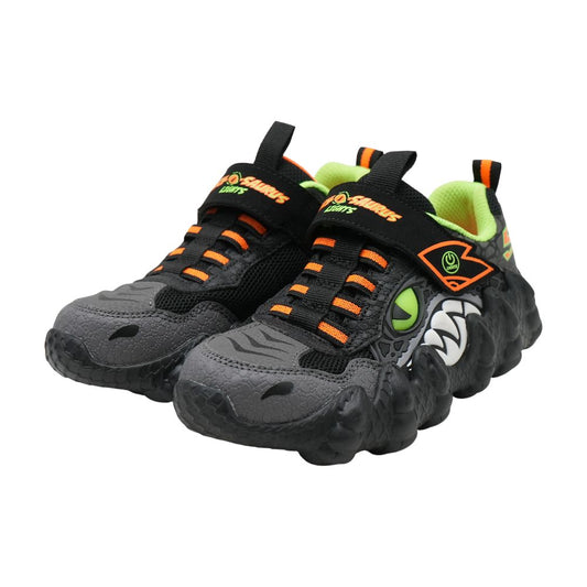 Skech-O-Saurus Dinosaur Light-Up Gray Athletic Shoes
