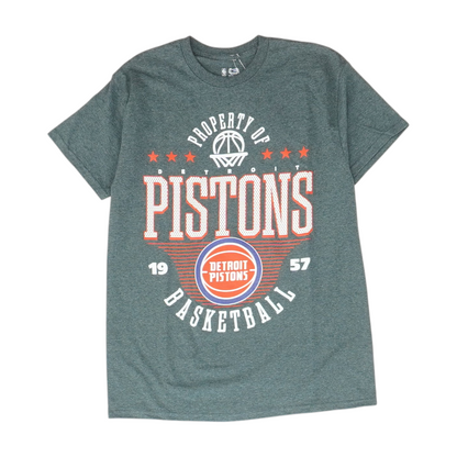 Gray Detroit Pistons Graphic T-Shirt