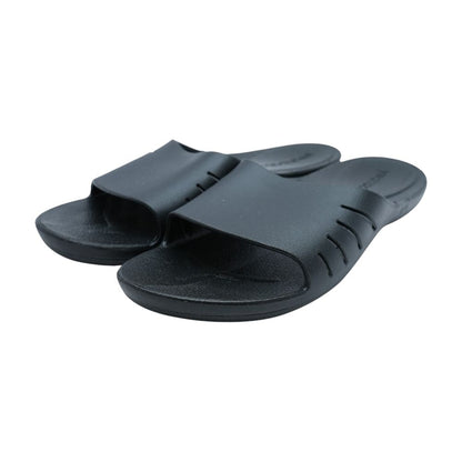 Slide Black Slip On Athletic Shoes