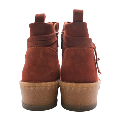 Red Ankle Boots