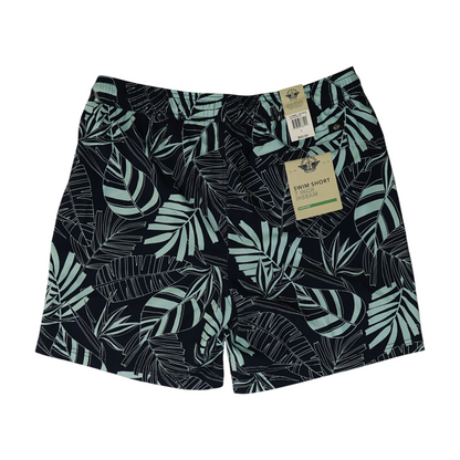 Navy Tropical Swim Bottom