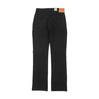 517 Black Bootcut Jeans