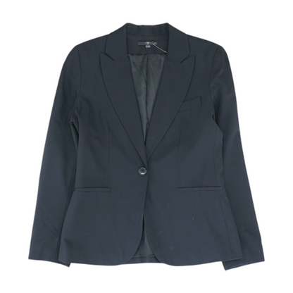 Black Solid Blazer