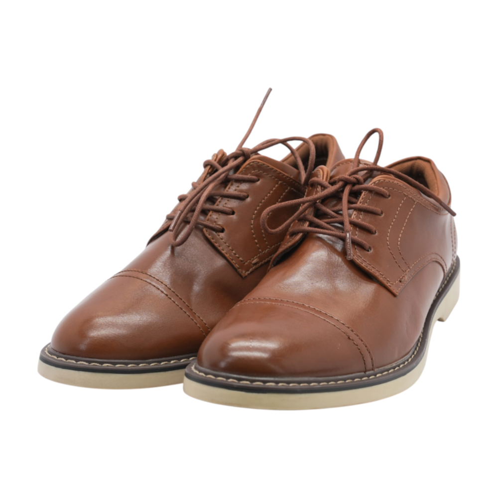 Brown Lace-Up Dress Shoes