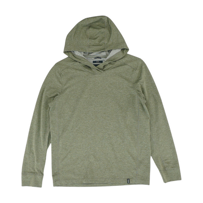 Olive Solid Hoodie Pullover