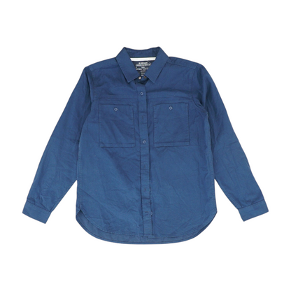 Navy Button Down
