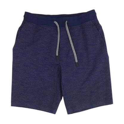 Navy Check Active Shorts