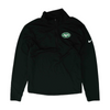 Black New York Jets Solid 1/4 Zip Pullover