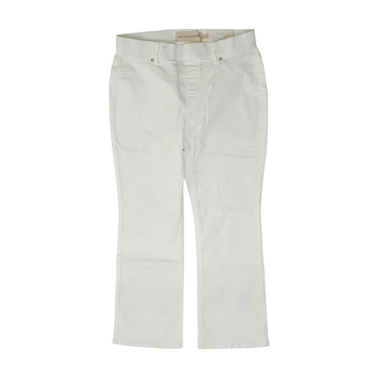 White Petite Bootcut Jeans