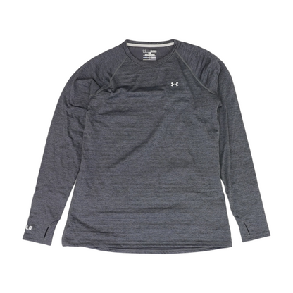 Gray Solid Sweatshirt Pullover