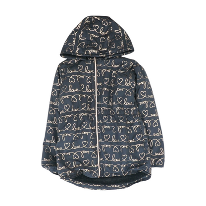 Black Print Coat