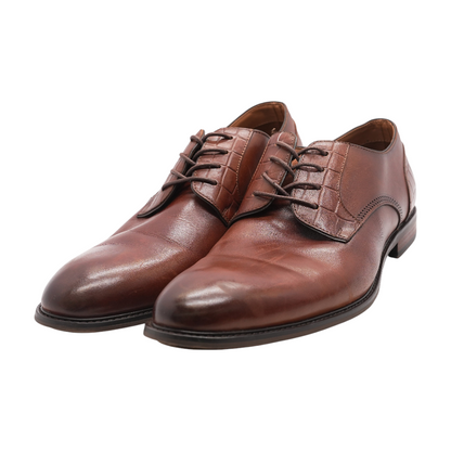 Brown Lace-Up Dress Shoes