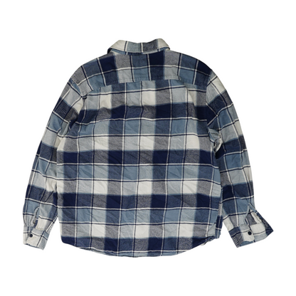 Blue Plaid Flannel Button Down