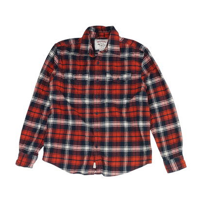 Red Plaid Flannel Button Down