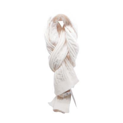 White Polyester Scarf