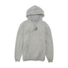 Gray Solid Hoodie Pullover