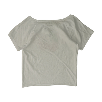 White Print T-Shirt