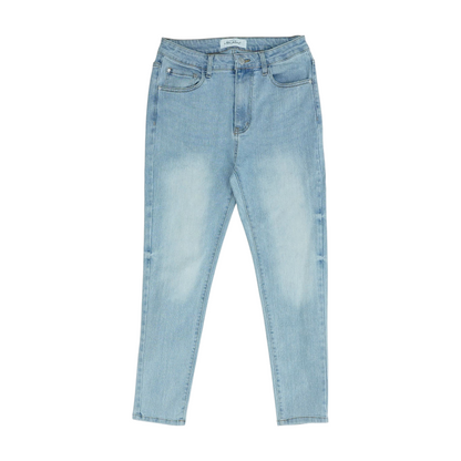 Blue Tapered Jeans