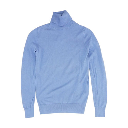 Blue Turtleneck Sweater