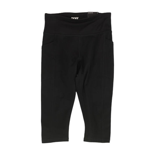 Black Solid Active Shorts