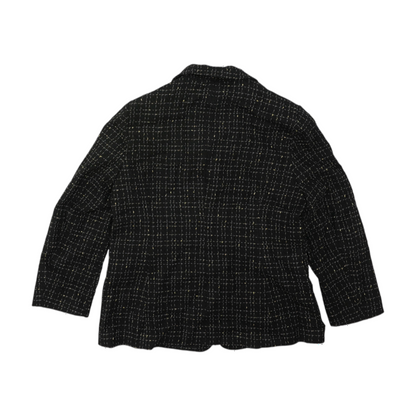Black Plaid Blazer