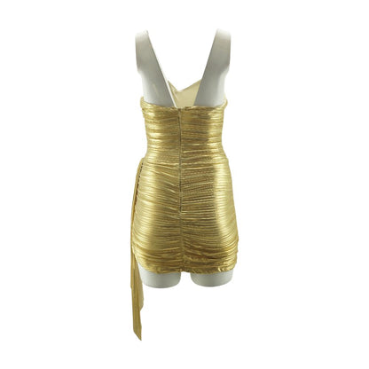 Gold Mini Dress