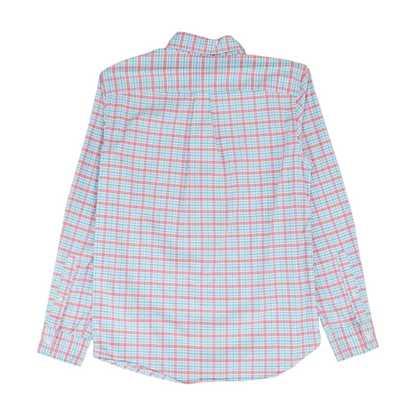 Blue Check Long Sleeve Button Down