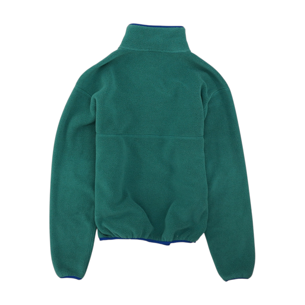 Green Solid Fleece Pullover