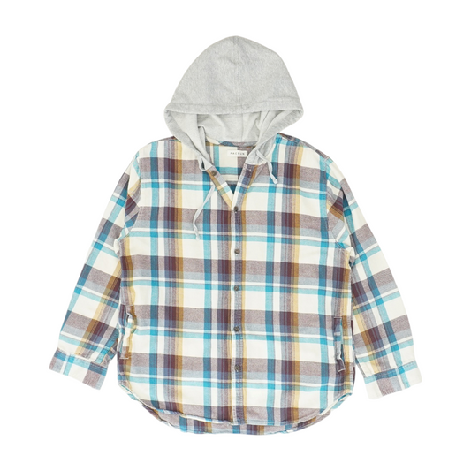 Multi Plaid Flannel Button Down