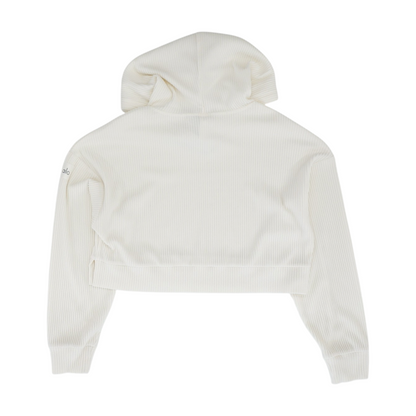 Ivory Solid Hoodie Pullover