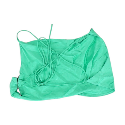 Green Cropped Blouse