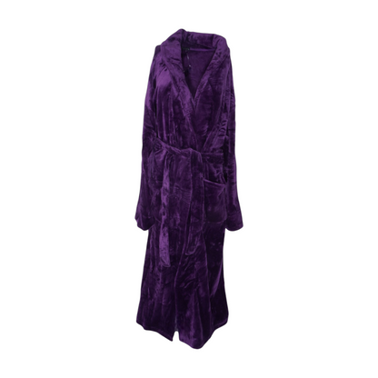 Purple Solid Robe