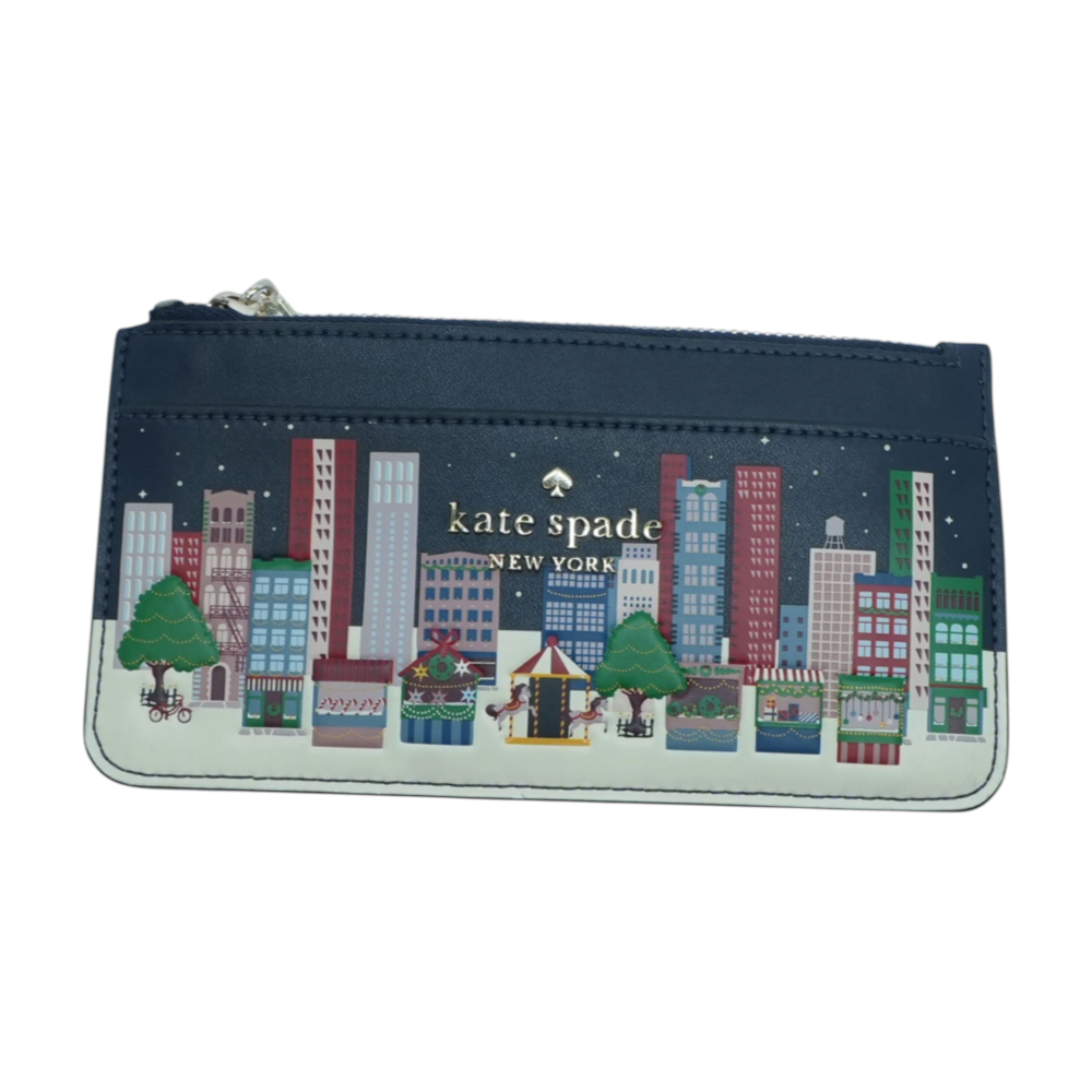 Navy Wristlet Wallet