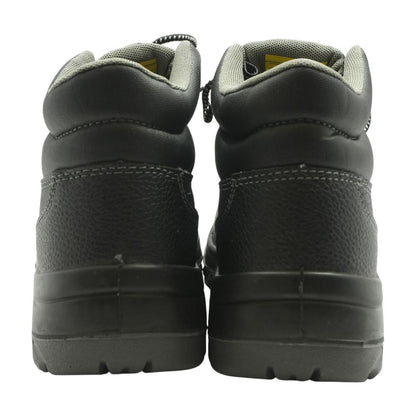 Black Leather Lace Up Boots