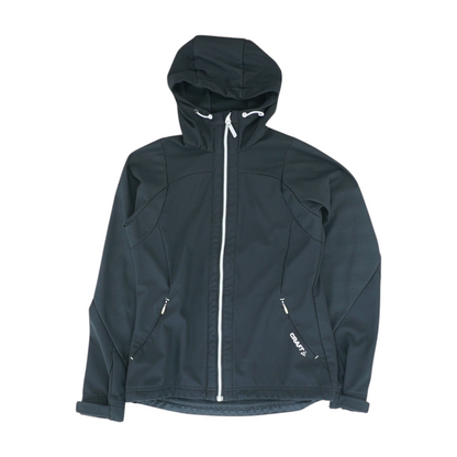 Black Solid Active Jacket