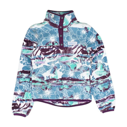 Multi Graphic 1/4 Button Pullover