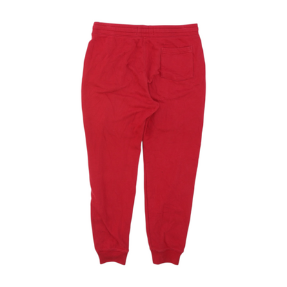 Red Color Block Tapered Pants