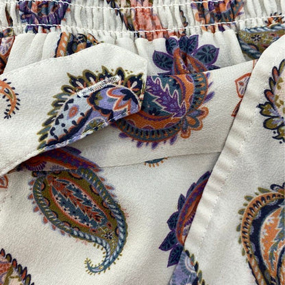 Beige Paisley Romper