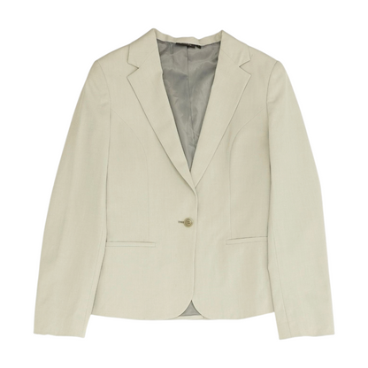 Gray Solid Blazer