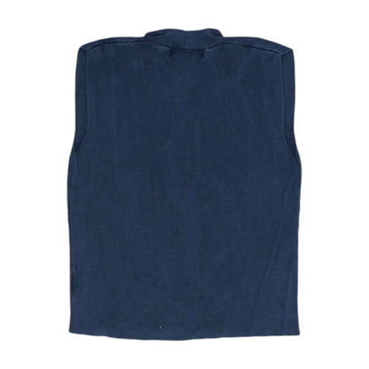 Vintage Navy Vest Sweater