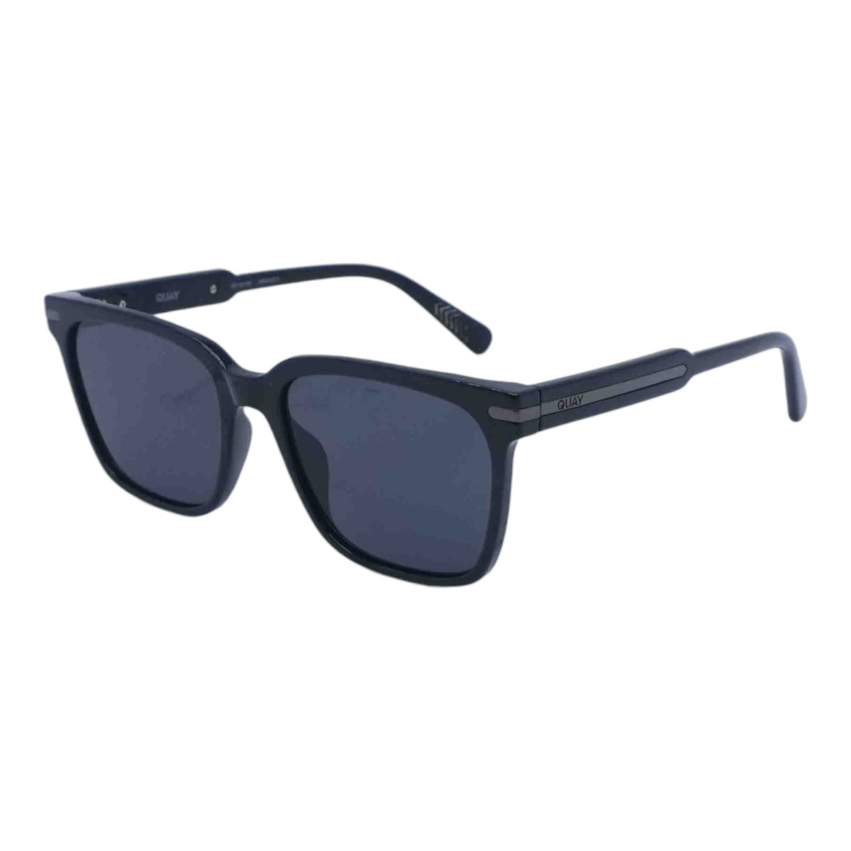 Quay Black Recap Square Sunglasses – Image 1