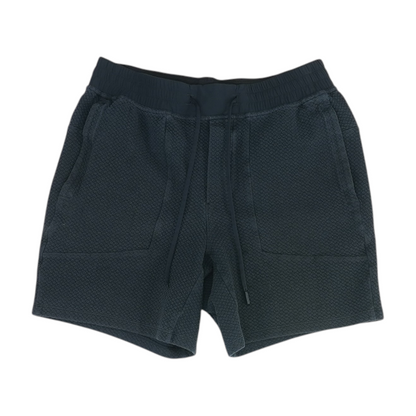 Black Print Active Shorts