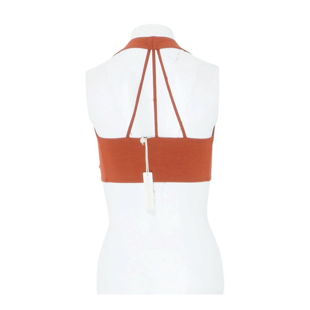 Rust Cropped Blouse
