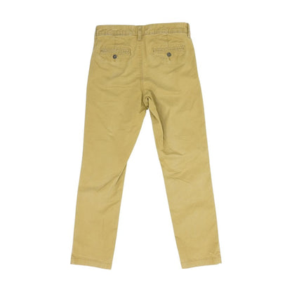 Khaki Solid Chino Pants