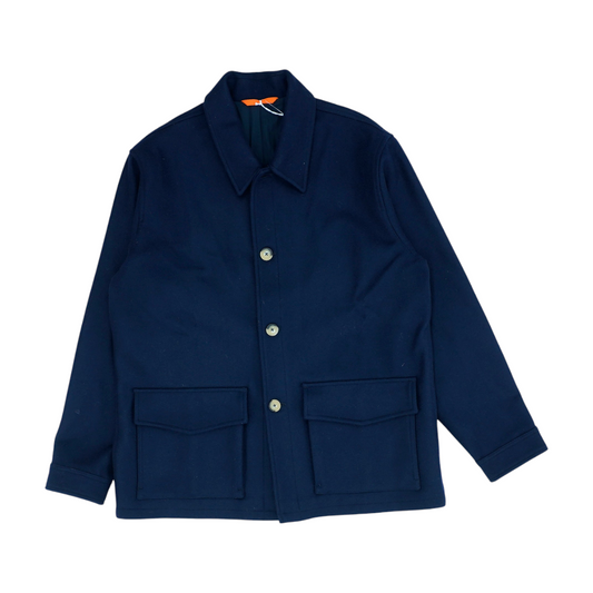 Navy Solid Jacket