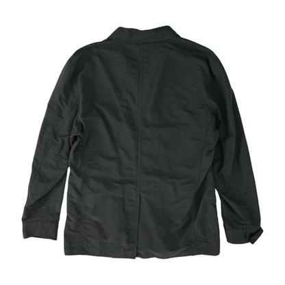 Gray Solid Outdoor Button Down