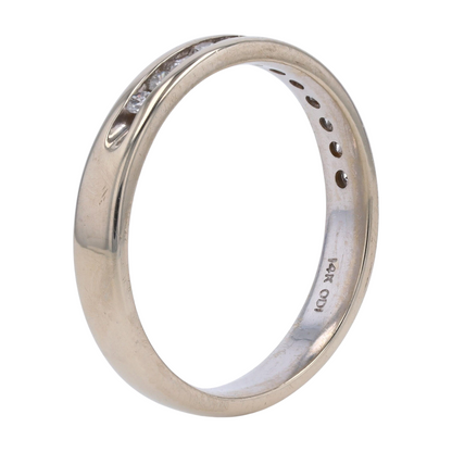 1/10 ctw 14K White Gold Diamond Band Ring
