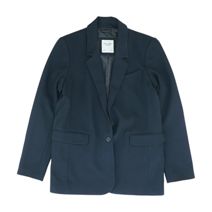 Black Solid Blazer