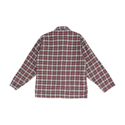 Red Plaid Flannel Button Down